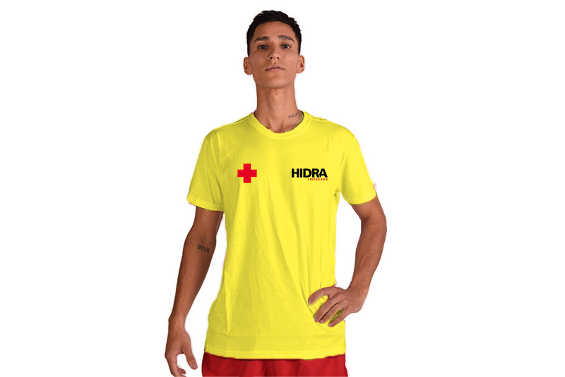 AMARILLA_GUARD_FRENTE_WRvQL2d Remera Clásica Algodon Guardavidas AMARILLO - Imagen 1